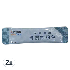 VitaTiere 活力提爾 犬貓專用骨關節粉包 30包, 維護骨骼/關節, 2盒