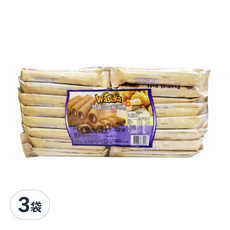 Wasuka Peanut Roll 威化捲 花生, 600g, 3袋