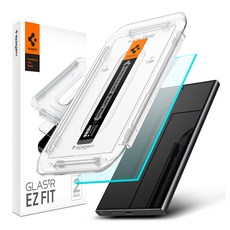 Spigen Glas tR Slim易貼強化玻璃保護貼 2片入, 1組