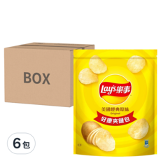 Lay's 樂事 經典原味, 229.5g, 6包