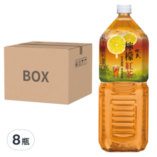 悅氏 檸檬紅茶, 2L, 8瓶