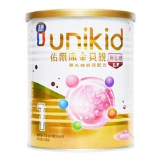 unikid 佑爾康金貝親 無乳糖LF奶粉 1號, 400g, 1罐