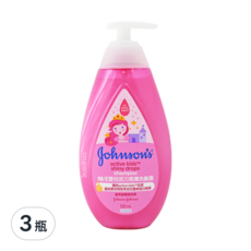 Johnson's 嬌生 嬰兒活力亮澤洗髮露, 500ml, 3瓶
