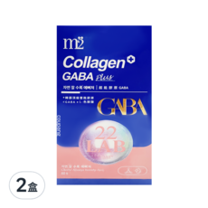 m2 美度 22 LAB超能膠原GABA糖衣錠, 60顆, 2盒