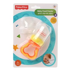 fisher-price 費雪 嬰兒輔助進食奶嘴組, 橘色, 1組