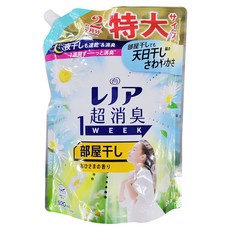 Lenor 蘭諾 1WEEK 一週間衣物消臭室內曬乾柔軟精 暖陽香補充包, 920ml, 1包