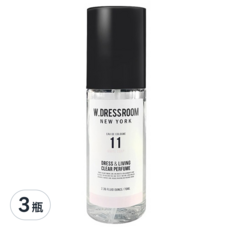 W.DRESSROOM 多麗絲 衣物居家香氛噴霧, No.11 White Soap 淡雅香皂, 70ml, 3瓶