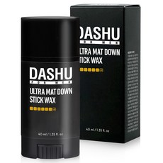DASHU For Men Premium Ultra matte down stick hair wax, 40 ml, 1 unit
