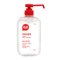 B&B 奶瓶清潔液, 600ml, 1瓶