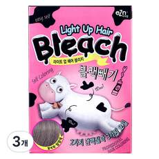 eZn EZN Light Up Hair Bleach Black Remove Color 脫色劑, 160g, 3個