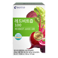 BOTO SUPERFOOD 韓國原裝進口 100%甜菜根汁, 80ml, 1盒