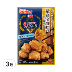 Nisshin Seifun 日清製粉 最高金賞炸雞粉 香蒜椒鹽, 100g, 3包