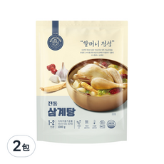 SUNI COOK 順伊奶奶 韓國正宗人蔘雞, 1kg, 2包