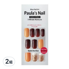 Paula's Nail 寶拉美甲 PNW26-0012 30片, 托斯卡尼, 2組