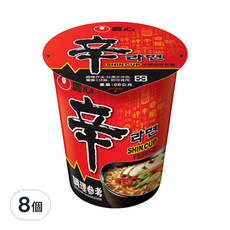 NONGSHIM 農心 辛拉麵 杯麵 68g 辛香菇味, 8個