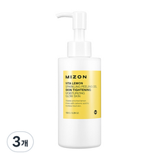 MIZON Vita 檸檬閃亮去角質凝膠, 150g, 3個