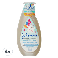 Johnson's 嬌生 嬰兒棉柔輕透沐浴露, 500ml, 4瓶