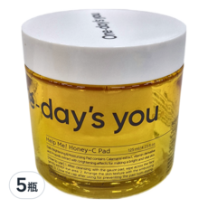 One-day's you HELP ME蜂蜜C舒膚棉片 125ml, 60片, 5瓶