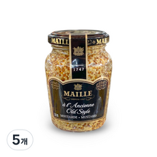 MAILLE 魅雅 全穀芥末籽醬, 200g, 5罐