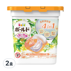 Bold 4D 超濃縮洗衣球 柑橘+馬鞭草, 11顆, 2盒