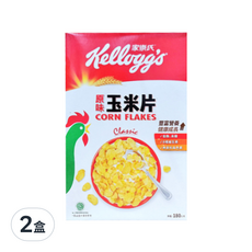 Kellogg's 家樂氏 CORN FLAKES 公雞玉米片 原味玉米片, 180g, 2盒