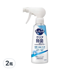 Kao 花王 Cucute 珂珂透 Cucute CLEAR 泡沫餐廚具洗碗精 葡萄柚香, 280ml, 2瓶