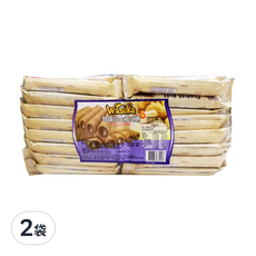 Wasuka Peanut Roll 威化捲 花生, 600g, 2袋