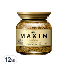AGF MAXIM咖啡粉, 80g, 12罐