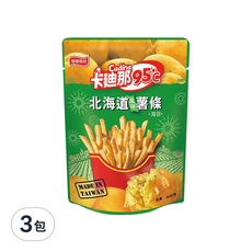 Cadina 卡迪那 95℃ 北海道風味薯條, 40g, 3包