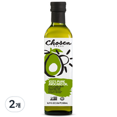 Chosen FOODS 酪梨油, 500ml, 2個