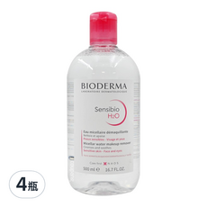 BIODERMA 舒敏高效潔膚液, 500ml, 4瓶