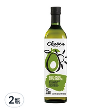 Chosen FOODS 酪梨油, 750ml, 2瓶