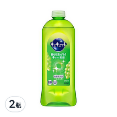 Kao 花王 Cucute 珂珂透 超濃縮洗碗凝露補充瓶 麝香, 370ml, 2瓶