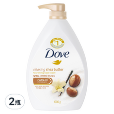 Dove 多芬 乳油木果滋養沐浴乳, 1kg, 2瓶