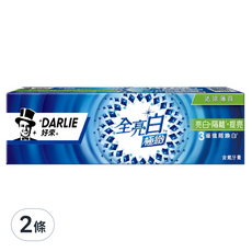 DARLIE 好來 全亮白 極緻沁涼薄荷牙膏, 120g, 2條