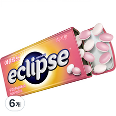 eclipse 易口舒 蜜桃口味薄荷錠, 34g, 6盒