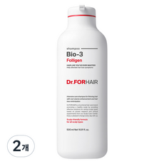 DR.FORHAIR Polygen Bio3 防掉髮洗髮精清新草本香味, 2個, 500ml