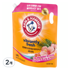 ARM&HAMMER 熱帶天堂常規滾筒洗衣粉補充裝, 2個, 1.8L