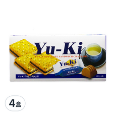 Yu-Ki 巧克力夾心餅 8入, 150g, 4盒