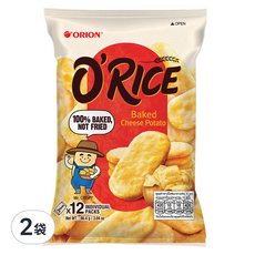 ORION 好麗友 O'RICE米餅 起司馬鈴薯口味, 86.4g, 2袋