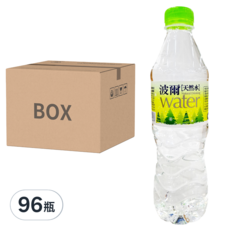 金車 波爾 天然水, 600ml, 96瓶