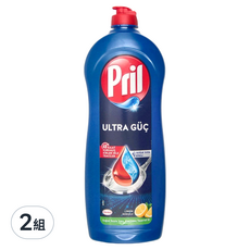 Pril 淨麗 濃縮洗碗精 檸檬 4瓶, 635ml, 2組