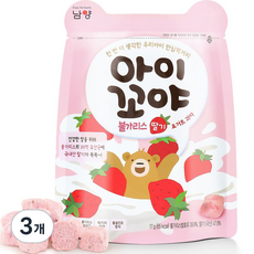 Namyang 南陽乳業 優格點心塊, 草莓口味, 17g, 3包