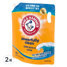 ARM&HAMMER Clean Burst 洗衣粉補充裝, 2個, 1.8L