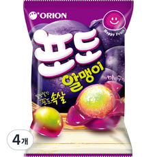 ORION 好麗友 果肉食感軟糖 葡萄口味, 67g, 4個