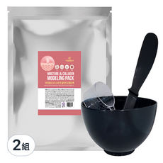 VITAHALO 膠原蛋白保濕軟膜粉1kg + 軟膜工具組, 2組, 1入