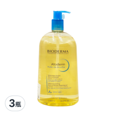 BIODERMA 舒益輕沐浴油, 1L, 3瓶