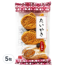 多田製菓 紅豆味鯛魚燒蛋糕, 110g, 5包