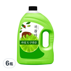 ATO Safe 廚房洗碗精 萊姆香, 3L, 6瓶