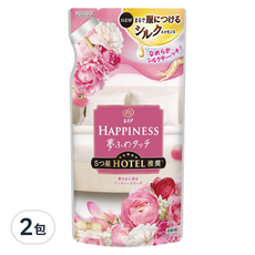 Lenor 蘭諾 HAPPINESS 衣物柔軟精 古董玫瑰 補充包, 370ml, 2包